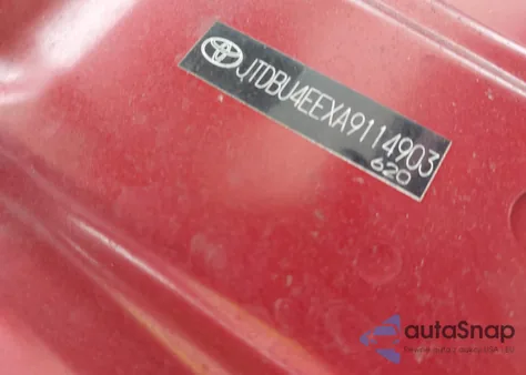 2010 Toyota Corolla Base from USA, damaged, VIN JTDBU4EEXA9114903